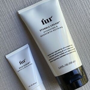 Fur Stubble Cream and Silk Scrub Set